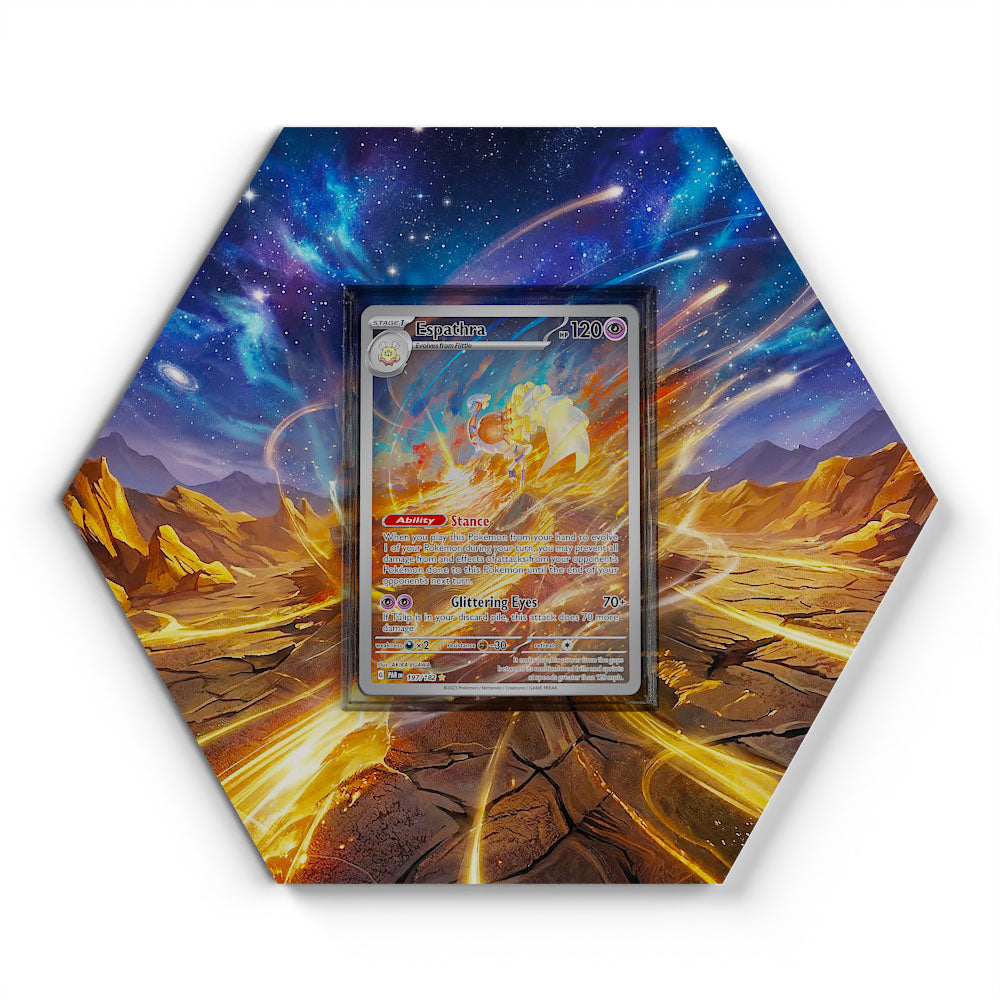 197/182 Cléopsytra - Extended Artwork Pokemon Card Display