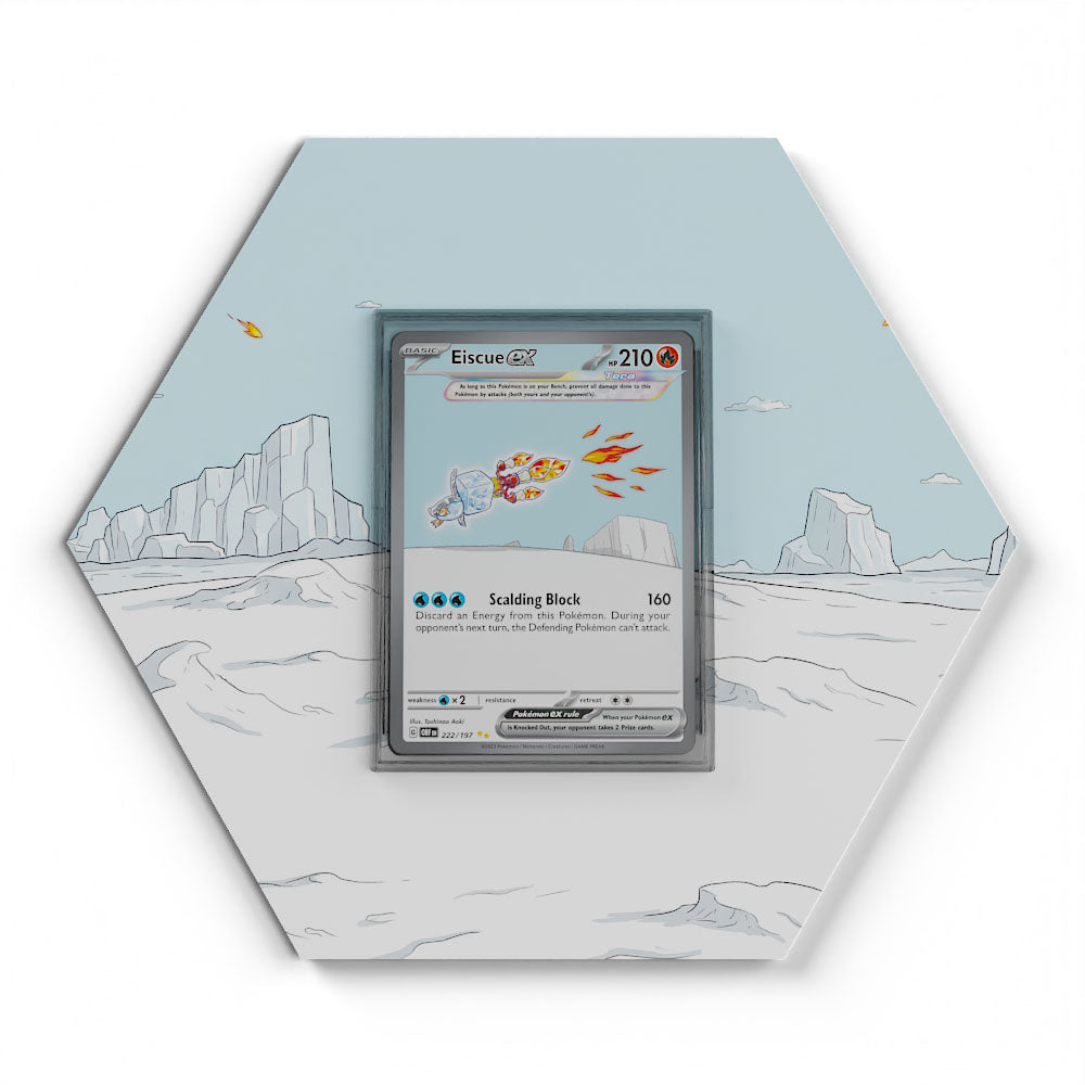 222/197 Bekaglaçon EX - Extended Artwork Pokemon Card Display