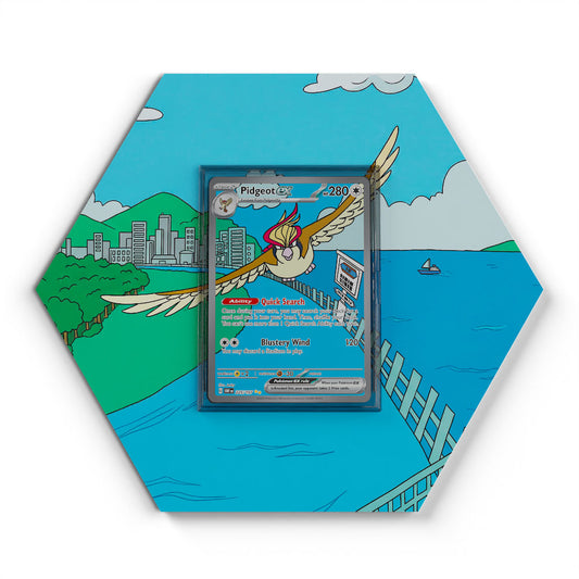 225/197 Roucarnage EX - Extended Artwork Pokemon Card Display