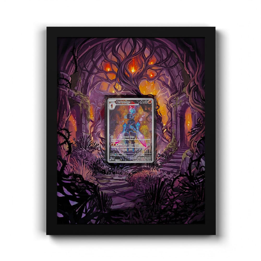 197 Malvalame - Extended Artwork Framed Pokemon Card Display