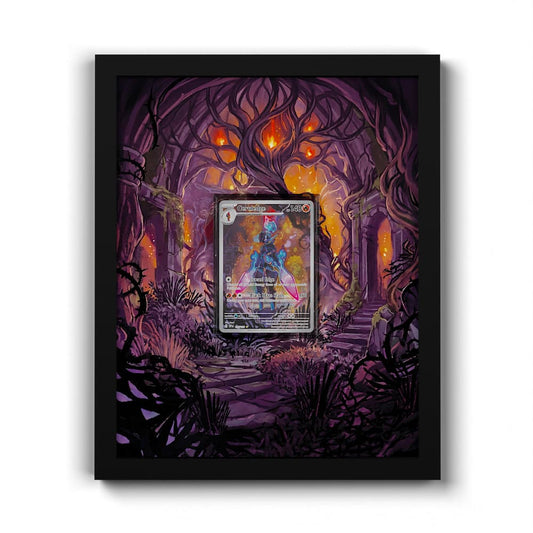 197 Malvalame - Extended Artwork Framed Pokemon Card Display