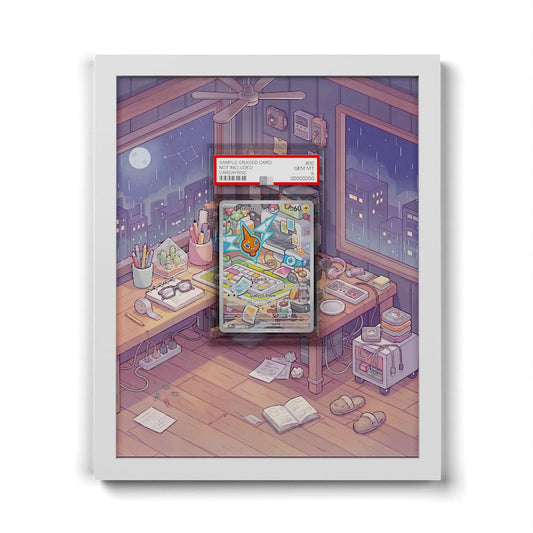 197/182 Motisma - Extended Artwork Framed Pokemon Card Display