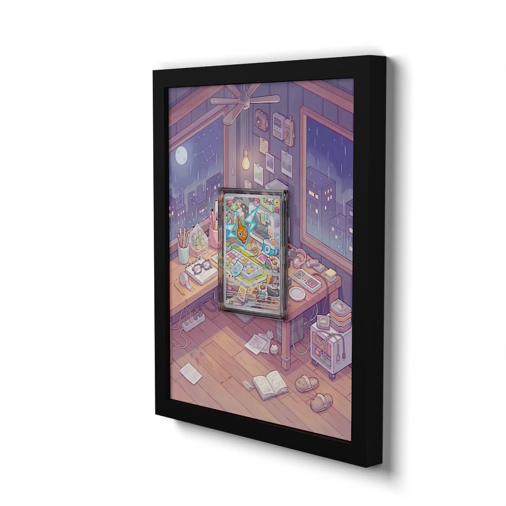 197/182 Motisma - Extended Artwork Framed Pokemon Card Display