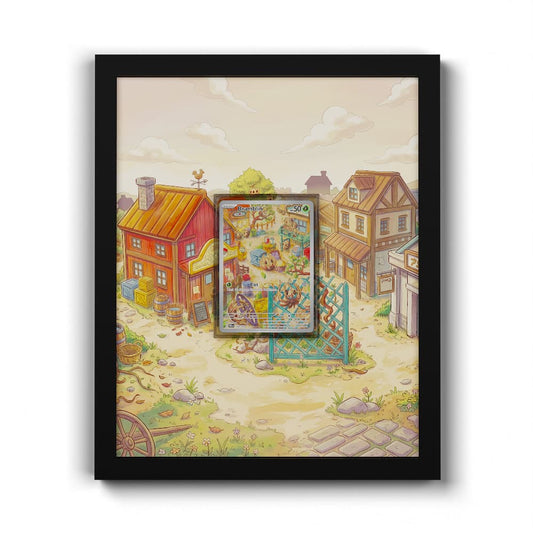 198 Virovent - Extended Artwork Framed Pokemon Card Display