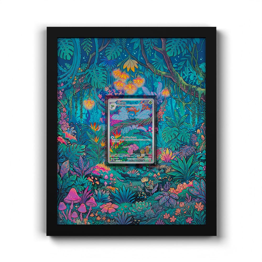 198 Ortide - Extended Artwork Framed Pokemon Card Display
