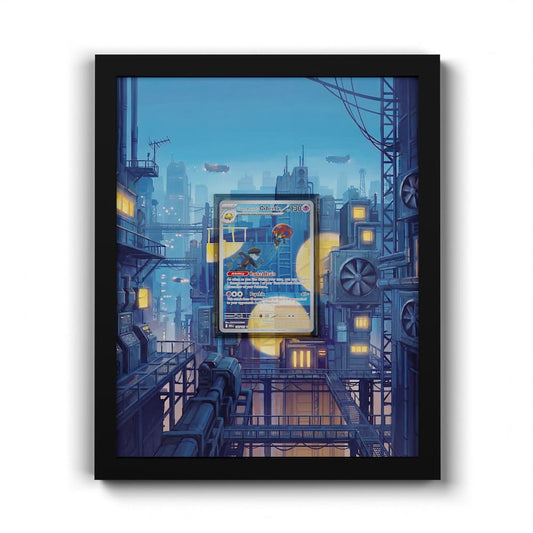 198 Astronelle de la Team Rocket - Extended Artwork Framed Pokemon Card Display