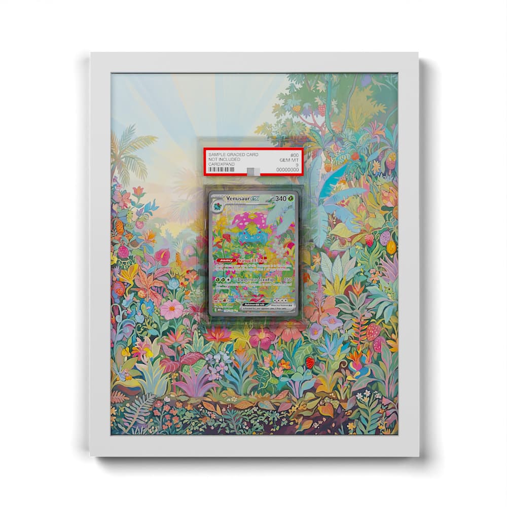 198 Florizarre EX - Extended Artwork Framed Pokemon Card Display