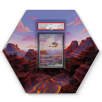 199/165 Dracaufeu EX - Extended Artwork Pokemon Card Display