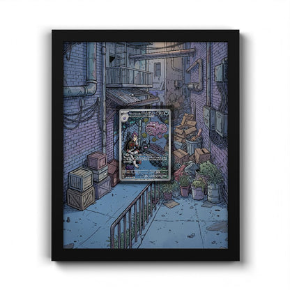 199 Smogogo de la Team Rocket - Extended Artwork Framed Pokemon Card Display