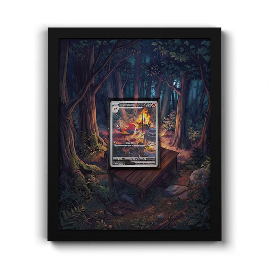 199 Braisillon - Extended Artwork Framed Pokemon Card Display
