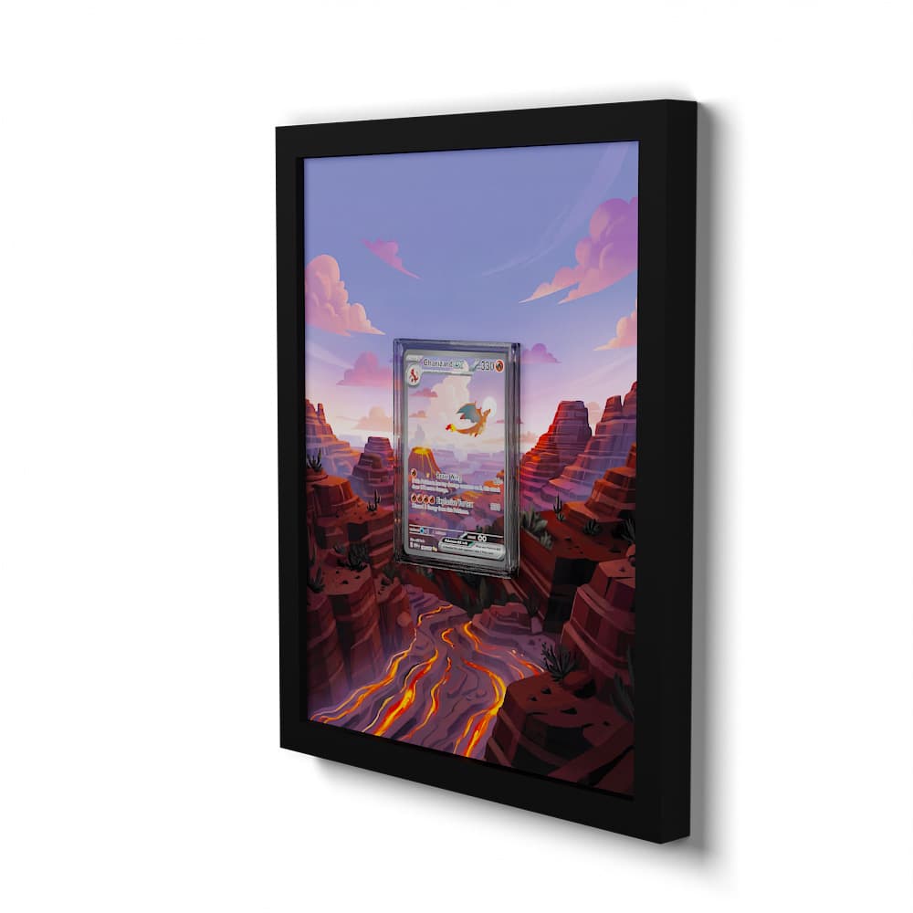 199 Dracaufeu EX - Extended Artwork Framed Pokemon Card Display