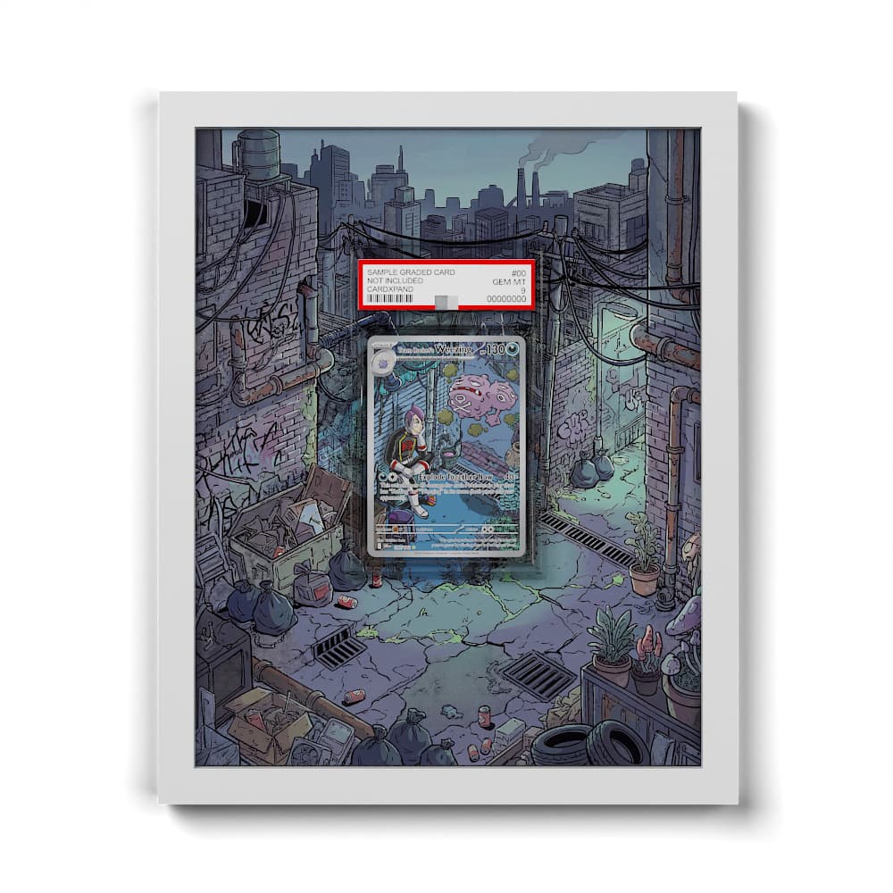 199 Smogogo de la Team Rocket - Extended Artwork Framed Pokemon Card Display