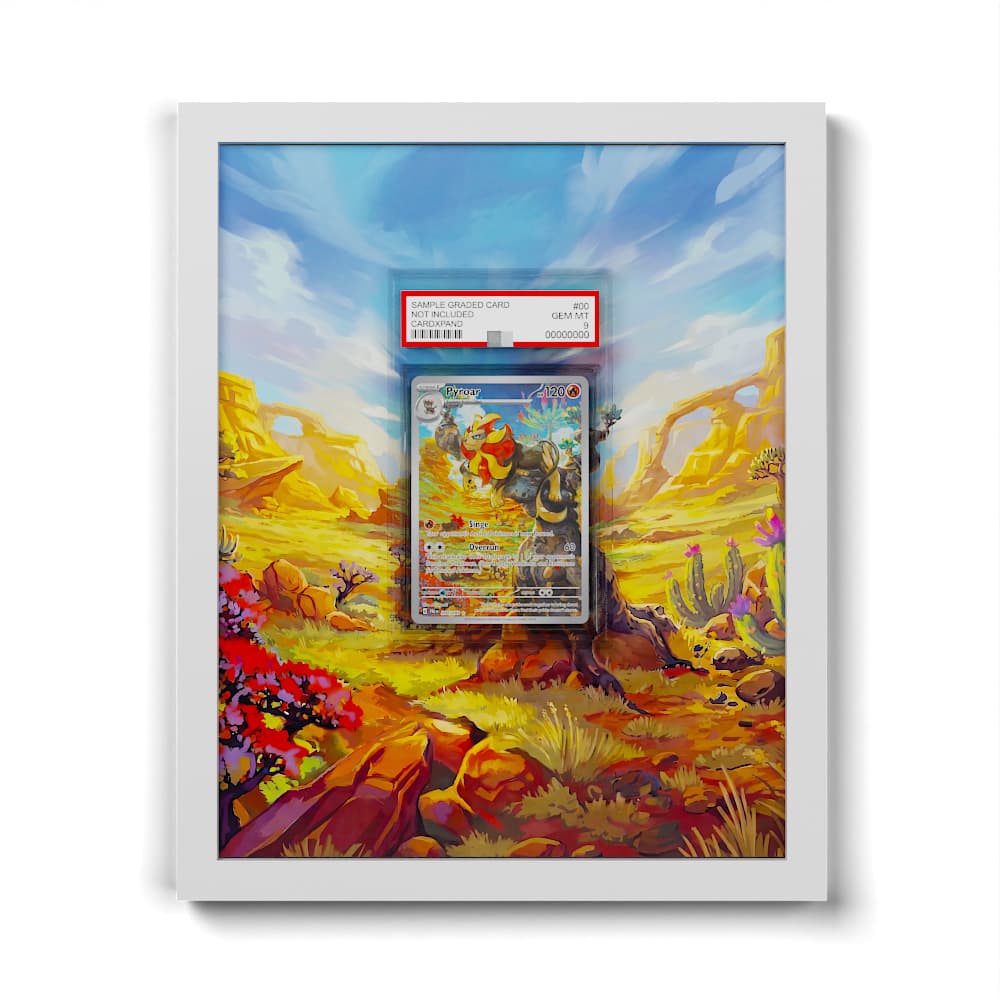200/193 Némélios - Extended Artwork Framed Pokemon Card Display