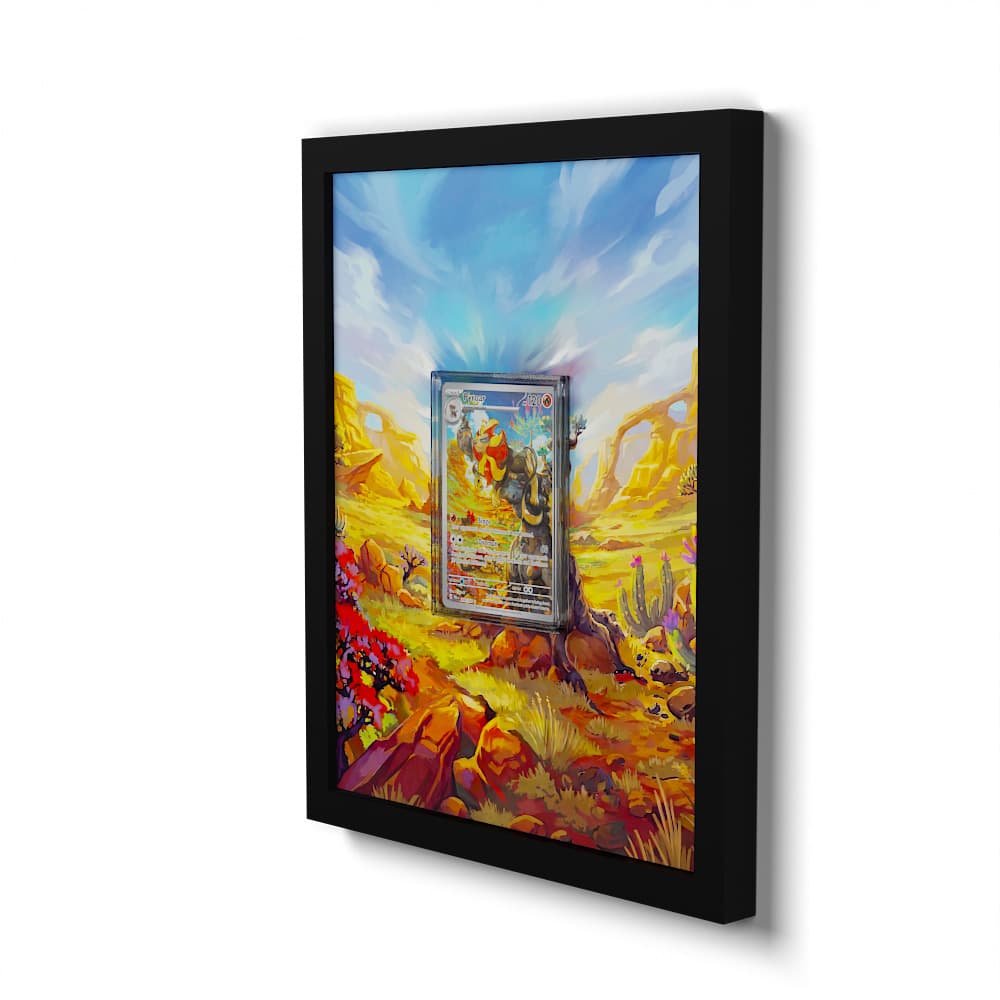 200/193 Némélios - Extended Artwork Framed Pokemon Card Display