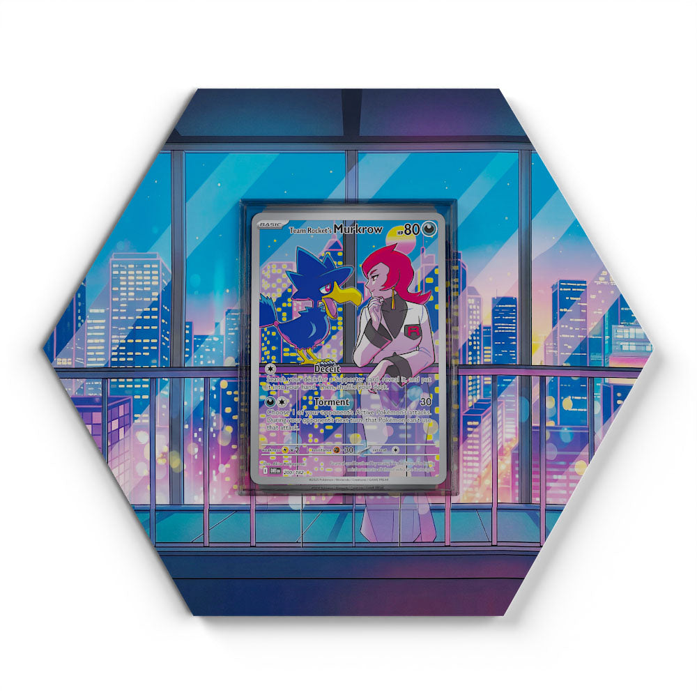 200/182 Cornèbre de la Team Rocket - Extended Artwork Pokemon Card Display