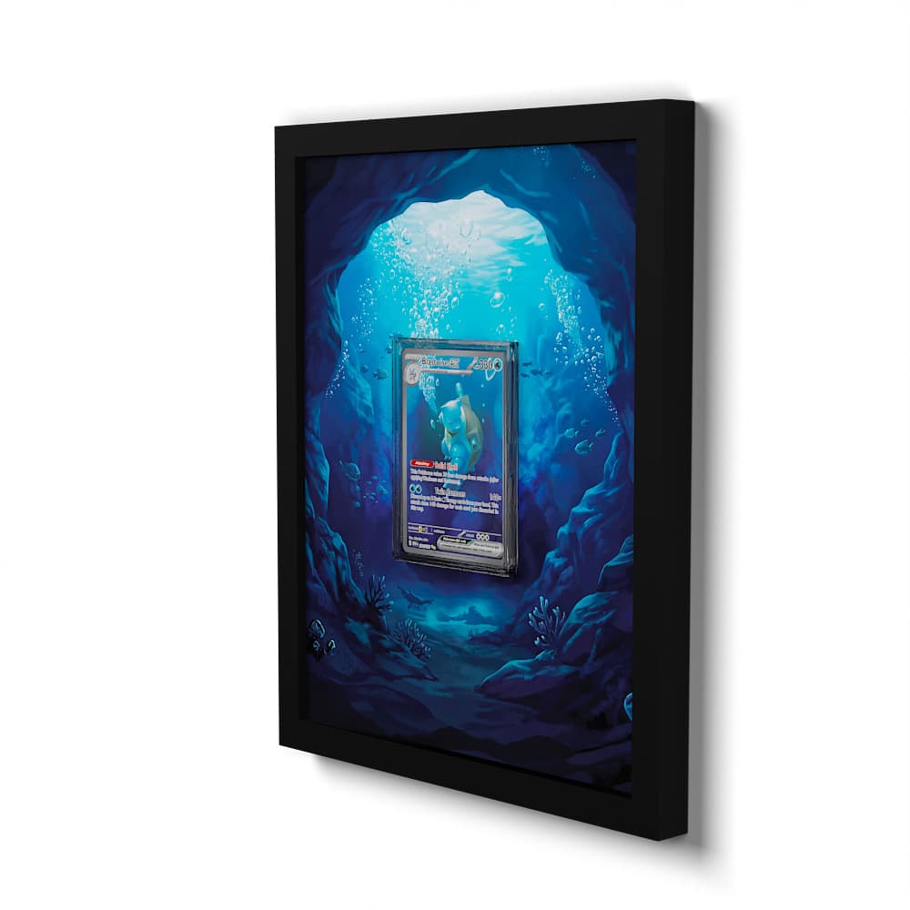 200 Tortank EX - Extended Artwork Framed Pokemon Card Display