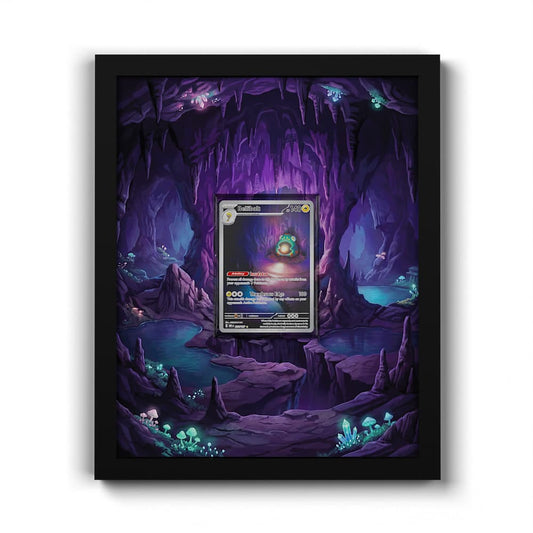 201 Ampibidou - Extended Artwork Framed Pokemon Card Display