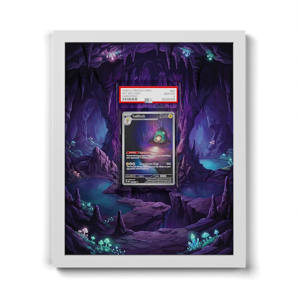 201 Ampibidou - Extended Artwork Framed Pokemon Card Display