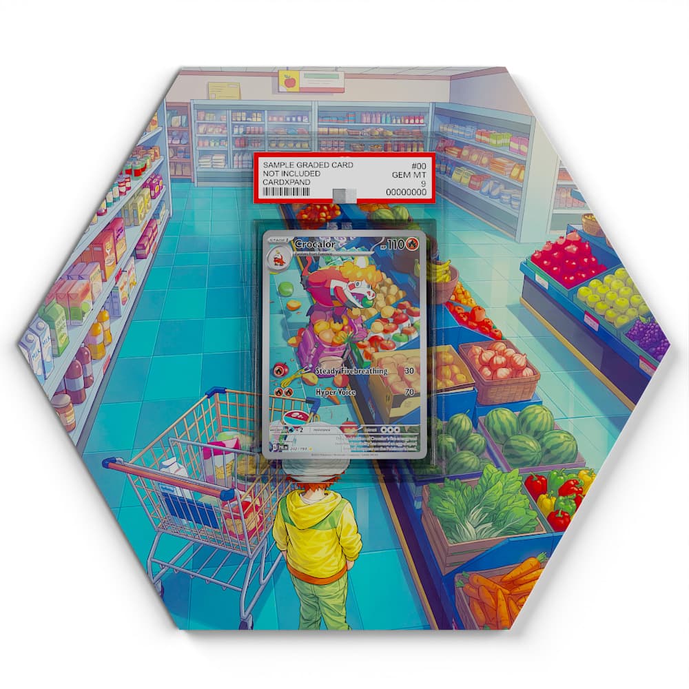 202/193 Crocalor - Extended Artwork Pokemon Card Display