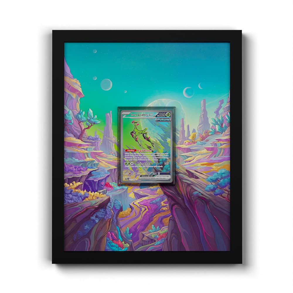 203 Vert-de-Fer EX - Extended Artwork Framed Pokemon Card Display
