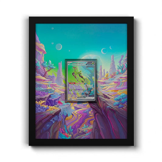 203 Vert-de-Fer EX - Extended Artwork Framed Pokemon Card Display