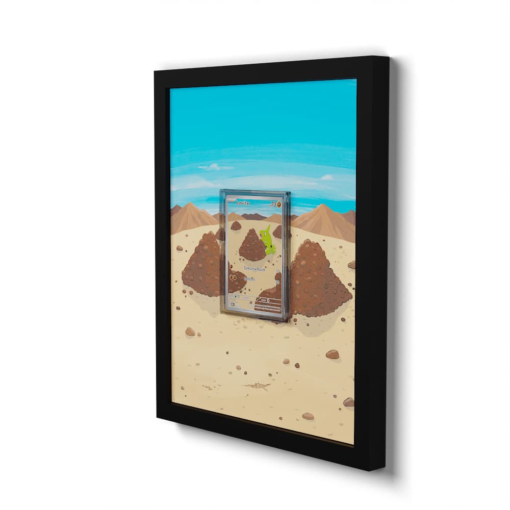 203 Embrylex - Extended Artwork Framed Pokemon Card Display