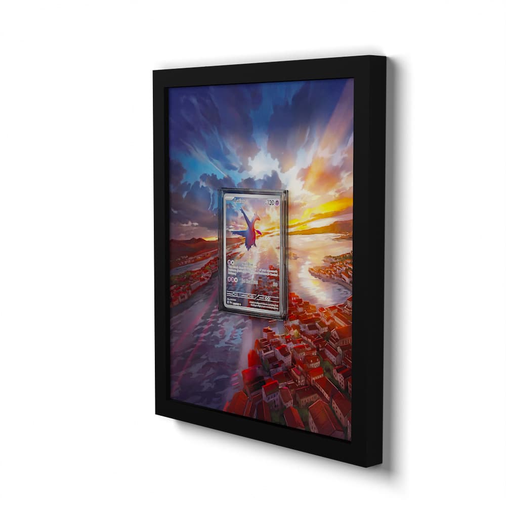 203 Latios - Extended Artwork Framed Pokemon Card Display