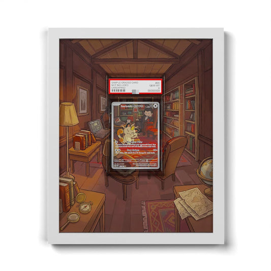 203 Miaouss de la Team Rocket - Extended Artwork Framed Pokemon Card Display