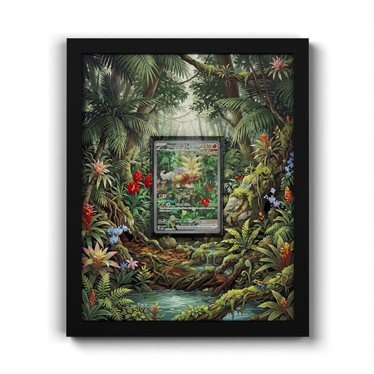 204 Flamme Furie EX - Extended Artwork Framed Pokemon Card Display