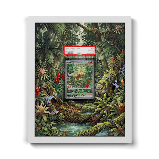 204 Flamme Furie EX - Extended Artwork Framed Pokemon Card Display