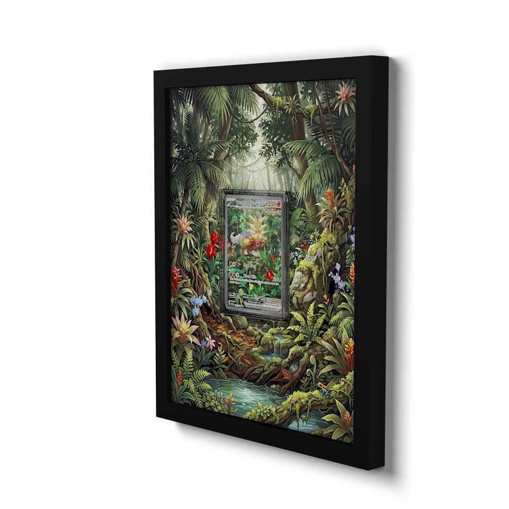 204 Flamme Furie EX - Extended Artwork Framed Pokemon Card Display