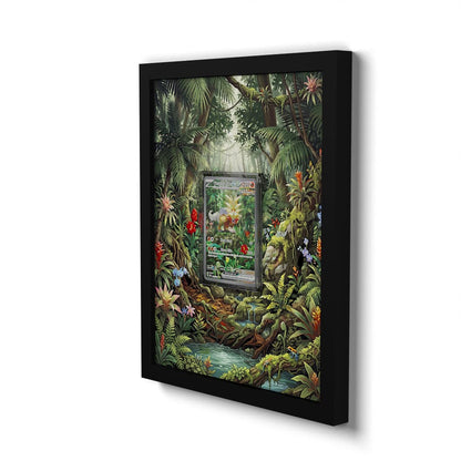 204 Flamme Furie EX - Extended Artwork Framed Pokemon Card Display