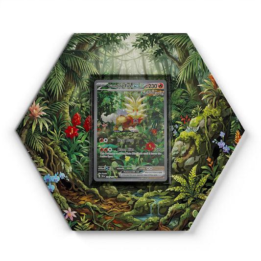 204/162 Flamme Furie EX - Extended Artwork Pokemon Card Display