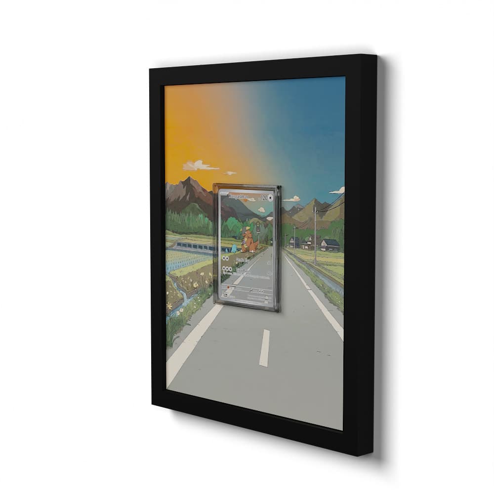 204 Kangourex - Extended Artwork Framed Pokemon Card Display