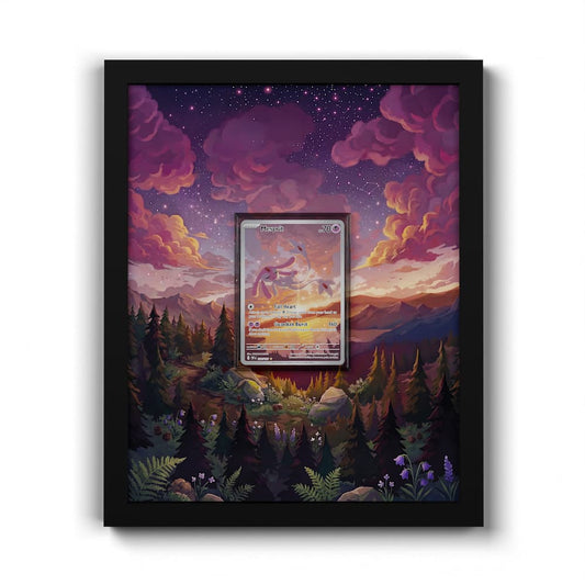 204 Créfollet - Extended Artwork Framed Pokemon Card Display