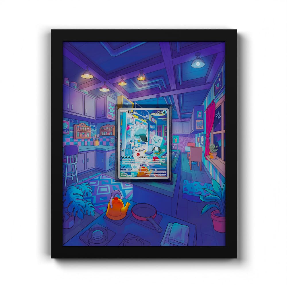 205 Bekaglaçon - Extended Artwork Framed Pokemon Card Display