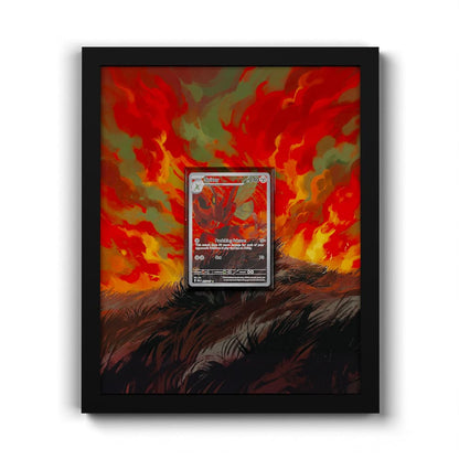 205 Cizayox - Extended Artwork Framed Pokemon Card Display
