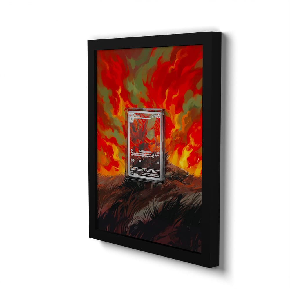 205 Cizayox - Extended Artwork Framed Pokemon Card Display