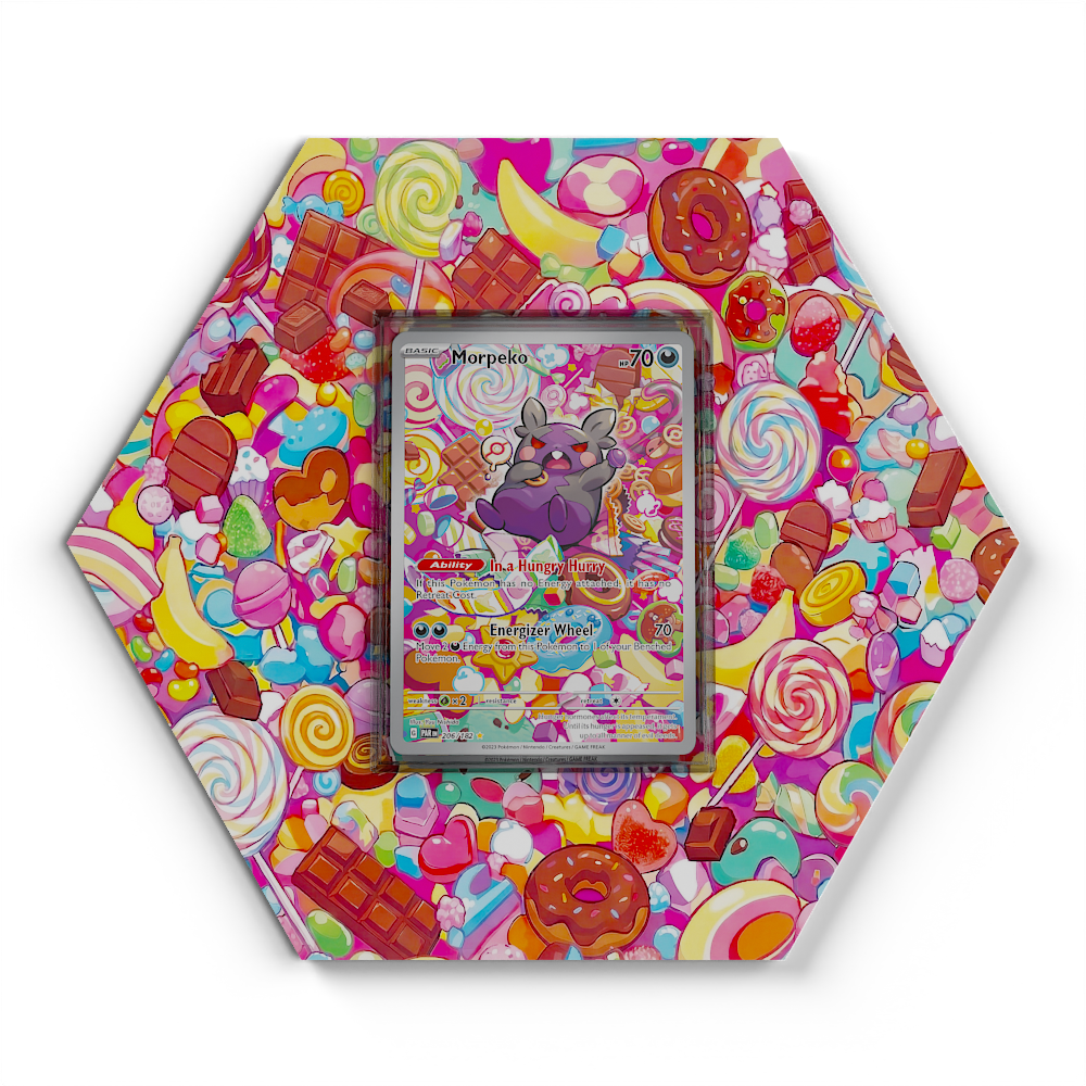 206/182 Morpeko - Extended Artwork Pokemon Card Display