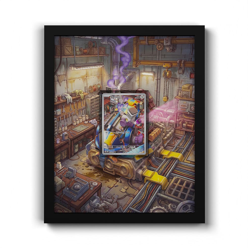 206 Vrombi - Extended Artwork Framed Pokemon Card Display