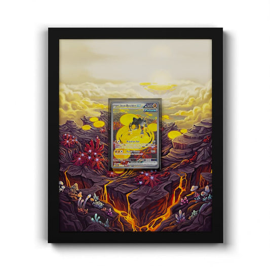 207 Roc-de-Fer EX - Extended Artwork Framed Pokemon Card Display