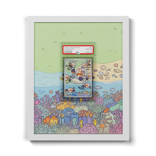 207 Poulpaf - Extended Artwork Framed Pokemon Card Display