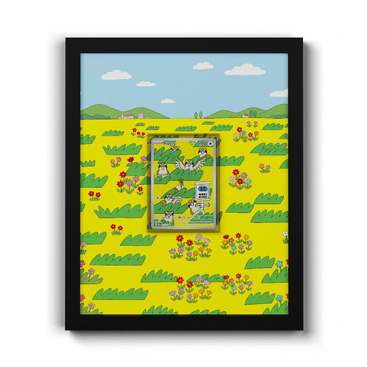 207 Roucool - Extended Artwork Framed Pokemon Card Display