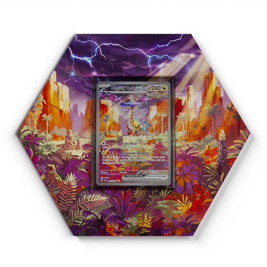 208/162 Foudre Furie EX - Extended Artwork Pokemon Card Display