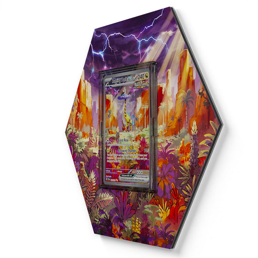 208/162 Foudre Furie EX - Extended Artwork Pokemon Card Display