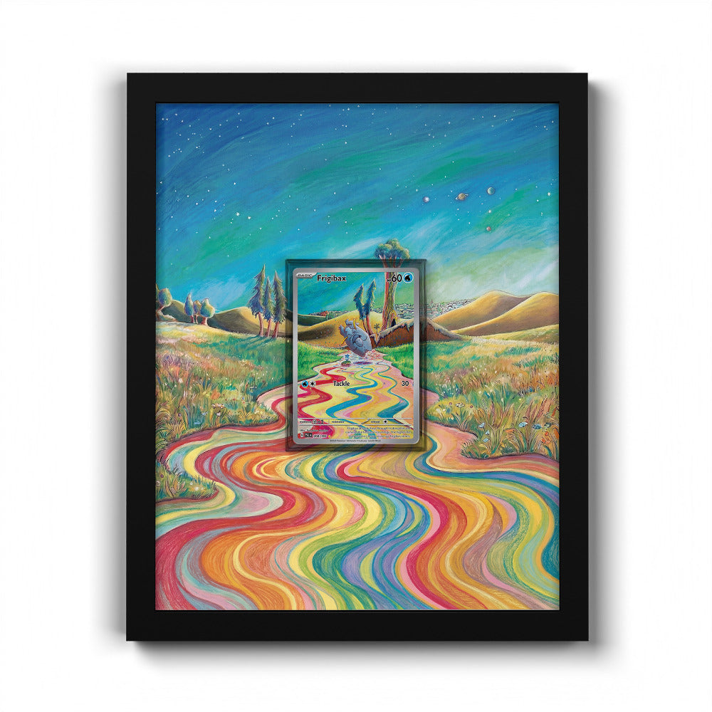 208/193 Frigibax - Extended Artwork Pokemon Card Frame
