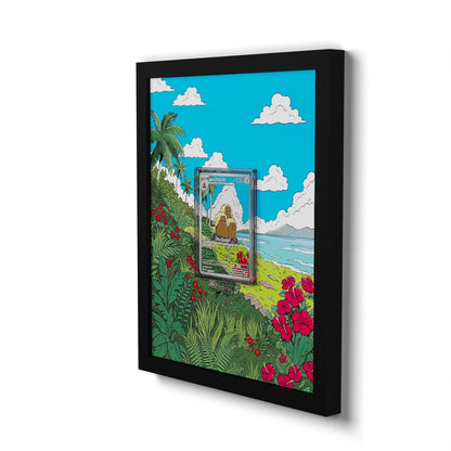 208 Triopikeur d'Alola - Extended Artwork Framed Pokemon Card Display