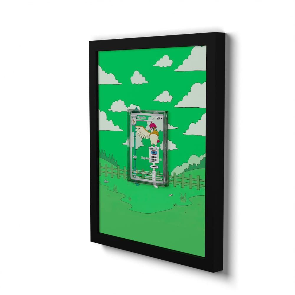 208 Roucoups - Extended Artwork Framed Pokemon Card Display