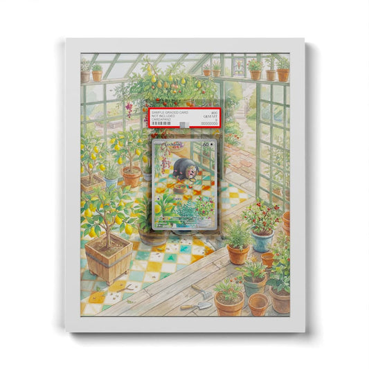 209 Gourmelet - Extended Artwork Framed Pokemon Card Display