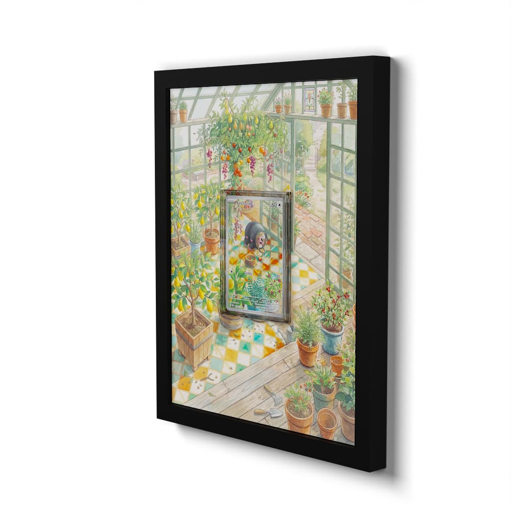 209 Gourmelet - Extended Artwork Framed Pokemon Card Display